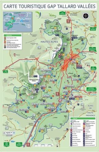 Mappa del territorio Gap Tallard Vallées Mappa del territorio Gap Tallard Vallées