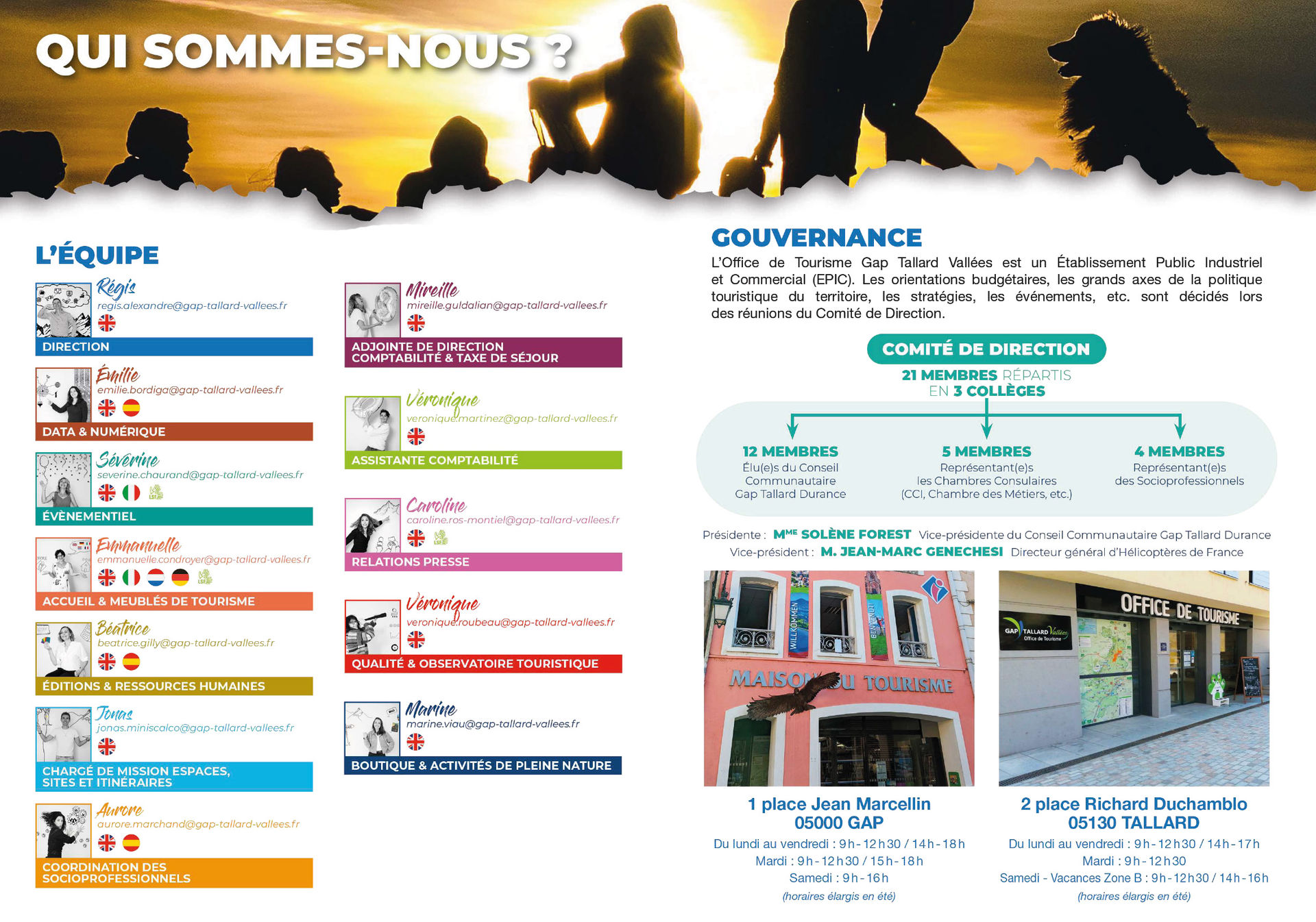 Informations sur l'OT Terres de Gap Informations sur l'OT Terres de Gap