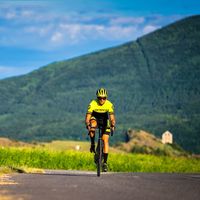 Cycliste col de la Sentinelle © R.Fabrègue