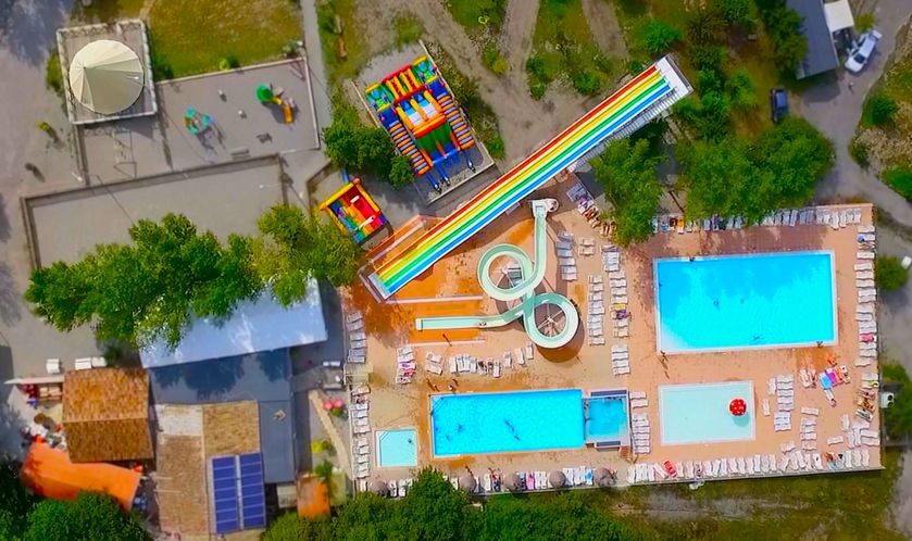 Vue aérienne espace aquatique - © j.cardonna