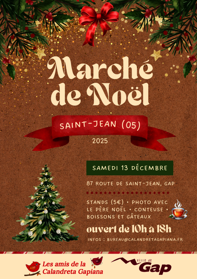 Affiche Marché de Noel - © @florencetheilcommunication Affiche Marché de Noel - © @florencetheilcommunication