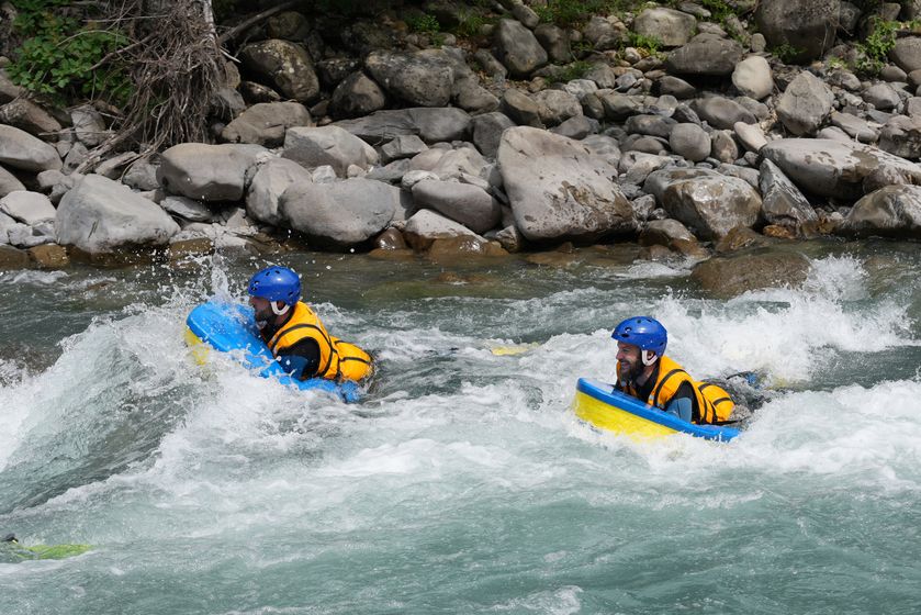 Nage en eau vive - hydrospeed Ubaye - © Eau Vive Passion