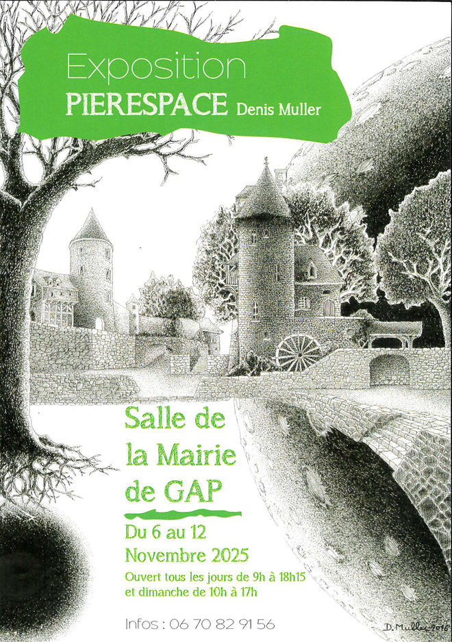 Exposition de l'artiste Denis Muller 'Pierespace'_Gap Exposition de l'artiste Denis Muller 'Pierespace'_Gap