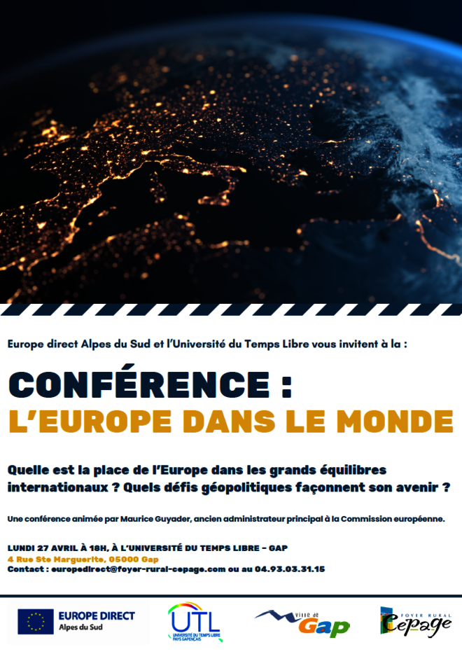 L'Europe dan le monde - © Foyer rural CÉPAGE