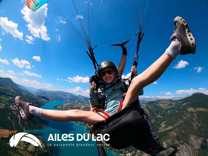 Ailes du Lac : parapente à Serre-Ponçon - © Ailes du Lac
