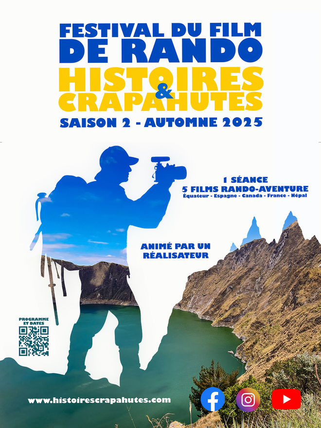 Affiche du festival du film de rando HISTOIRES & CRAPAHUTES - © Histoires & Crapahutes Affiche du festival du film de rando HISTOIRES & CRAPAHUTES - © Histoires & Crapahutes