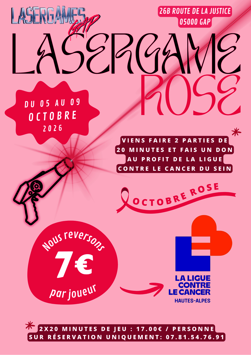 Laser Game ROSE 2026 - © SARL LaserGames Gap