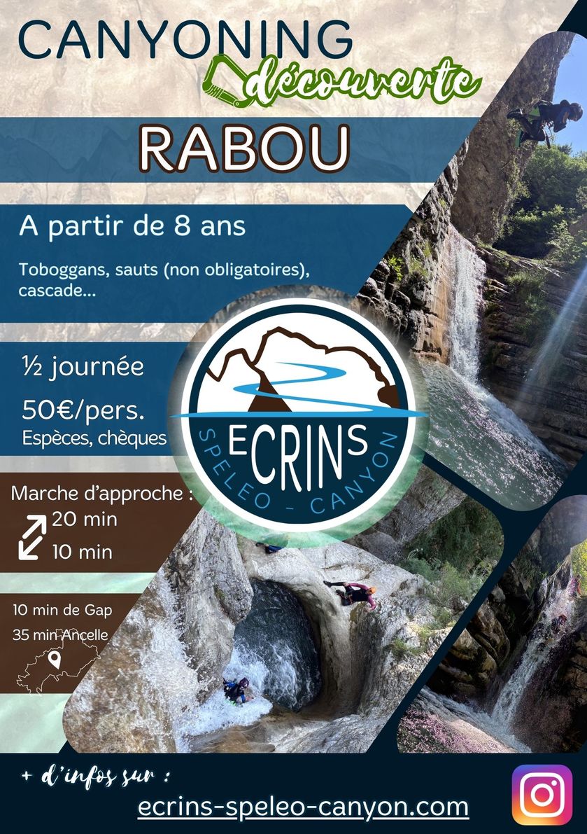 Ecrins Spéléo Canyon_La Bâtie-Montsaléon - © Ecrins Spéléo Canyon