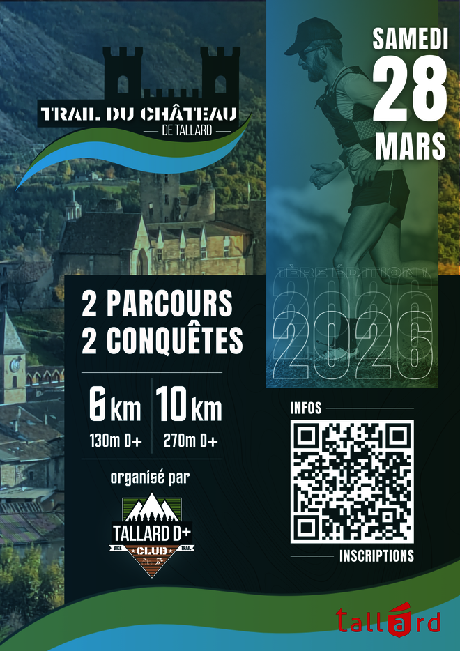 Affiche - Trail du Château - © Tallard D+