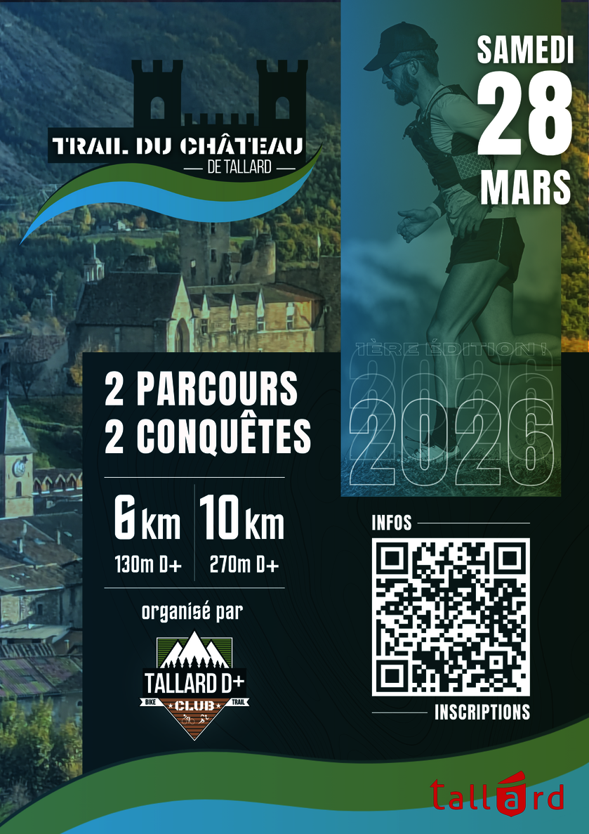 Affiche - Trail du Château - © Tallard D+