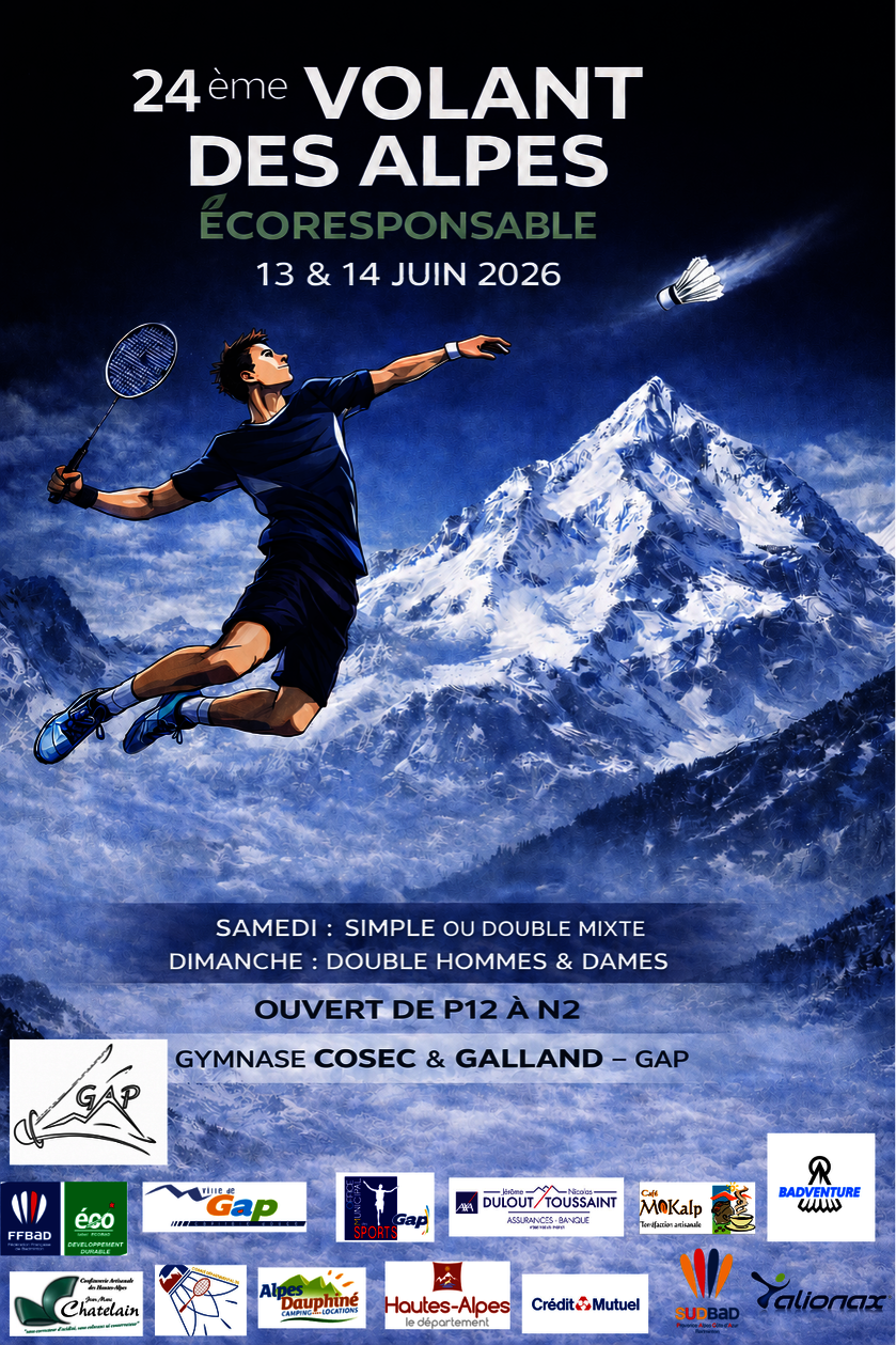 Affiche 24Ème Volant des Alpes - © BCG05
