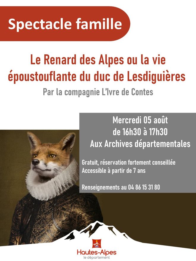 Spectacle Lesdiguières - © ArchivesDepartementales05 Spectacle Lesdiguières - © ArchivesDepartementales05