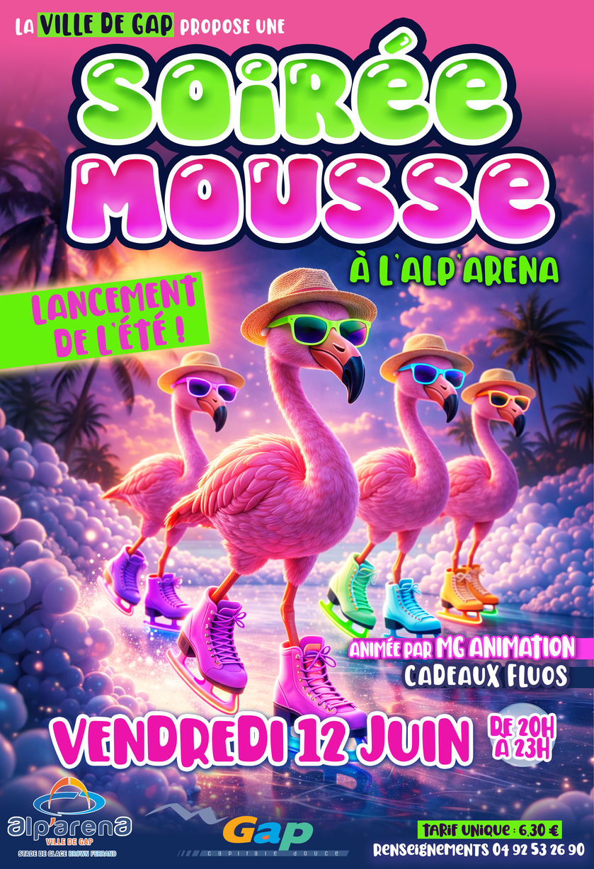 Soirée mousse à l'Alp'aréna_Gap