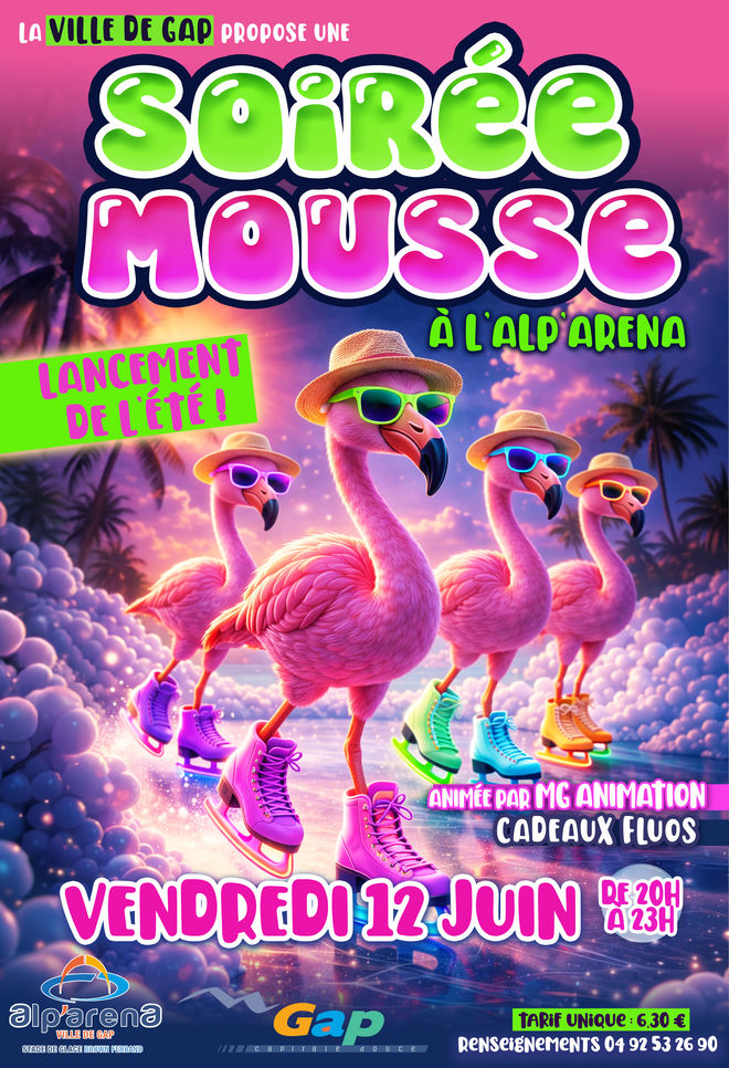 Soirée mousse à l'Alp'aréna_Gap