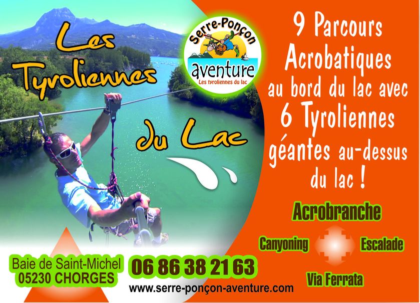 Pub Tyrolienne JPEG.jpg - © serre ponçon aventure