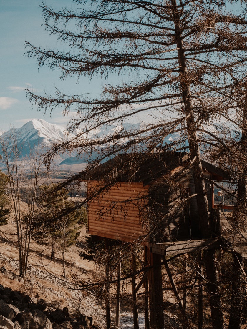 La cabane pour deux et la vue magique sur les montagnes - © Cabane pour deux