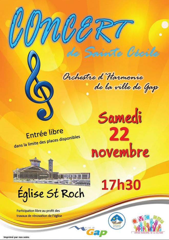 Concert de la Sainte Cécile avec l'orchestre d'harmonie_Gap Concert de la Sainte Cécile avec l'orchestre d'harmonie_Gap