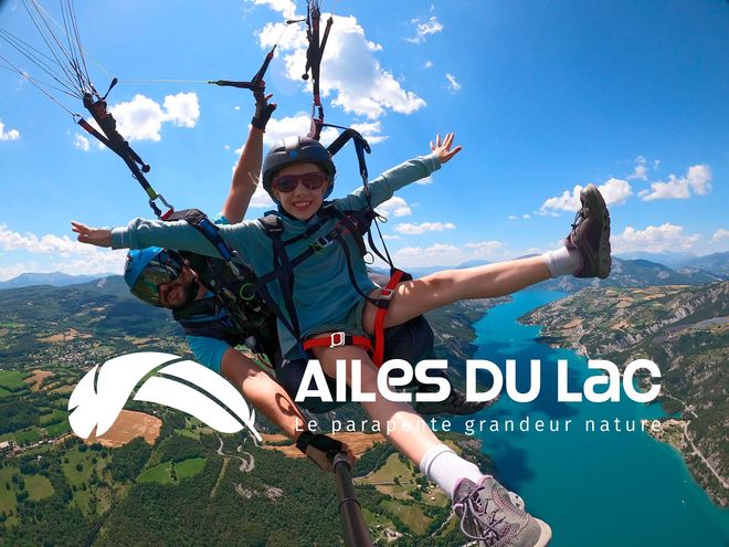 Ailes du Lac : parapente à Serre-Ponçon - © Ailes du Lac