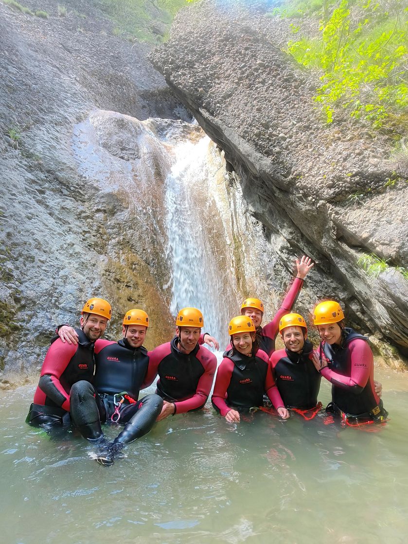 Canyoning au Rif Lauzon à Montmaur - © Ecrins Spéléo Canyon