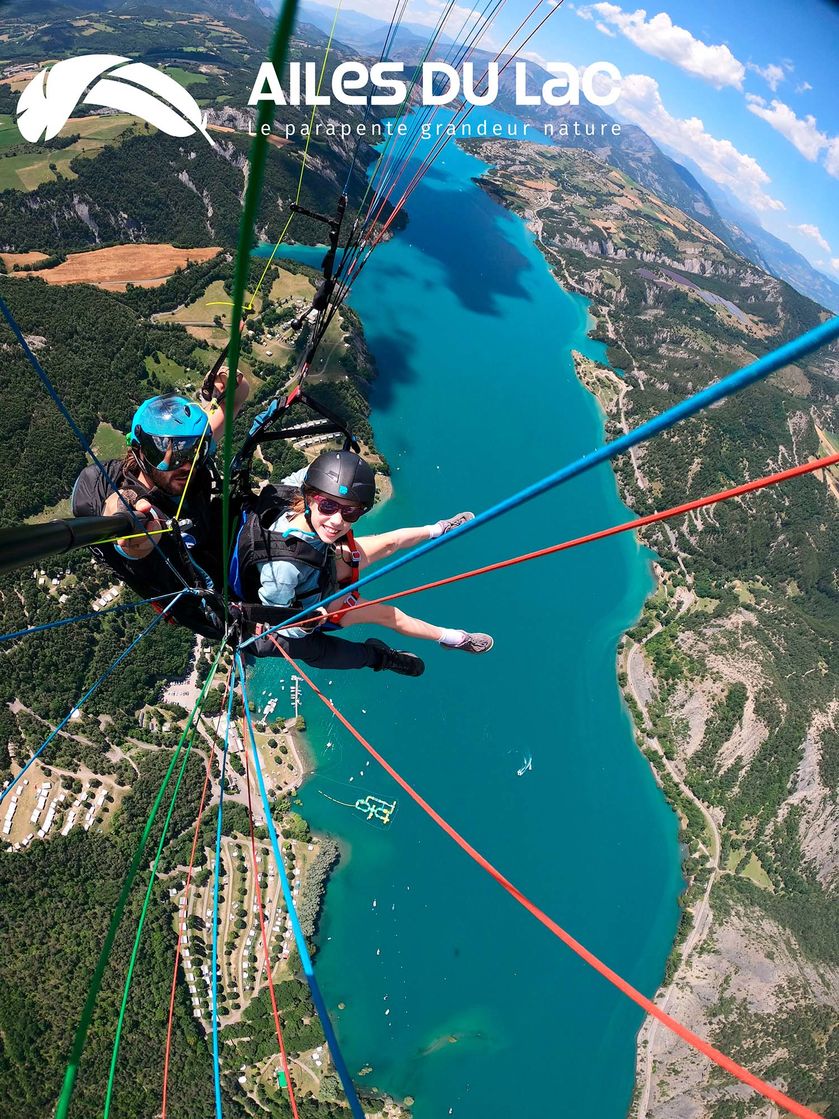 Ailes du Lac : parapente à Serre-Ponçon - © Ailes du Lac