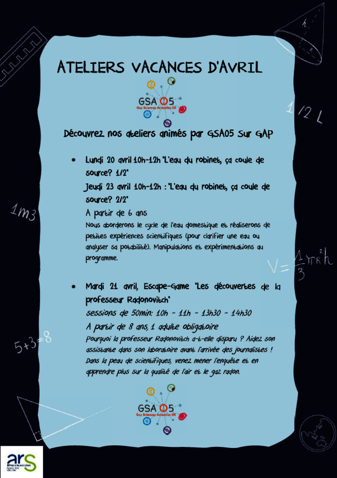 programme des activités - © GSA05