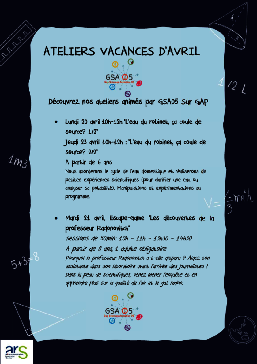 programme des activités - © GSA05