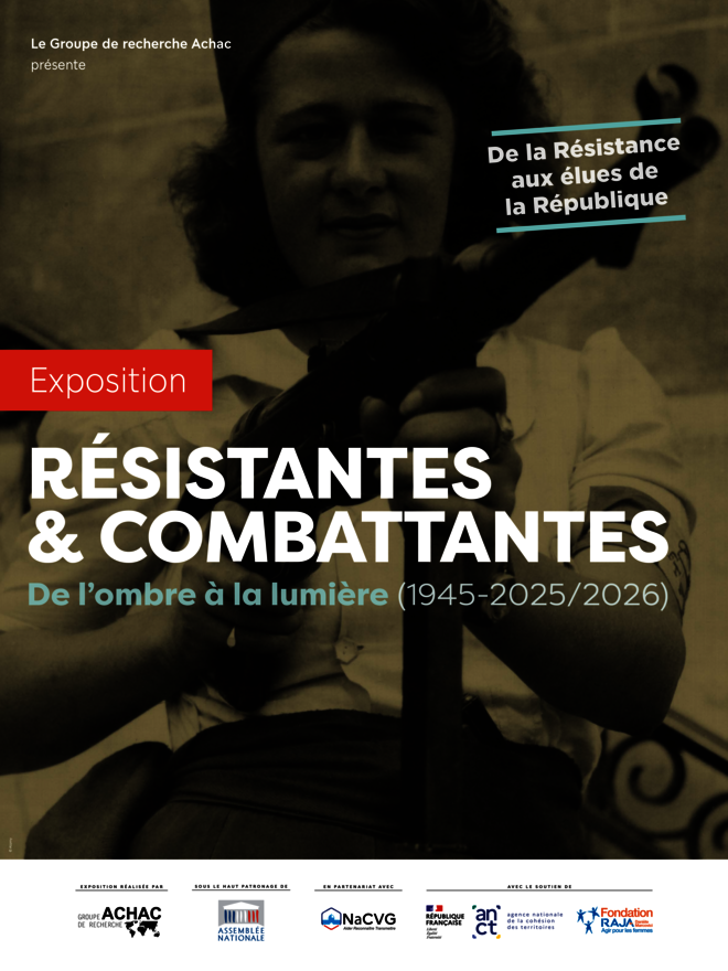 Exposition : 'Résistantes et combattantes. De l'ombre à la lumière' (1945-2025/26)_Gap - © Groupe de recherche Achac Exposition : 'Résistantes et combattantes. De l'ombre à la lumière' (1945-2025/26)_Gap - © Groupe de recherche Achac