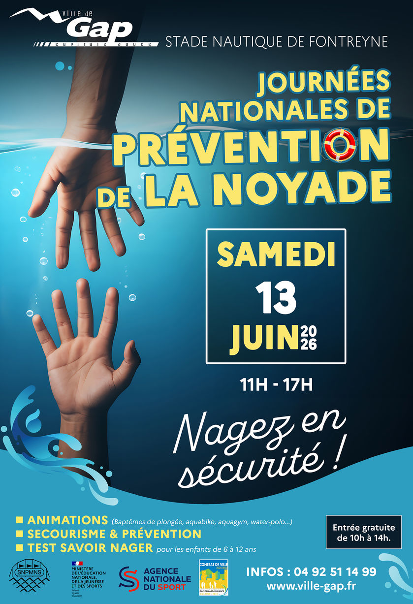 Journées nationales de prévention de la noyade_Gap - © Ville de Gap