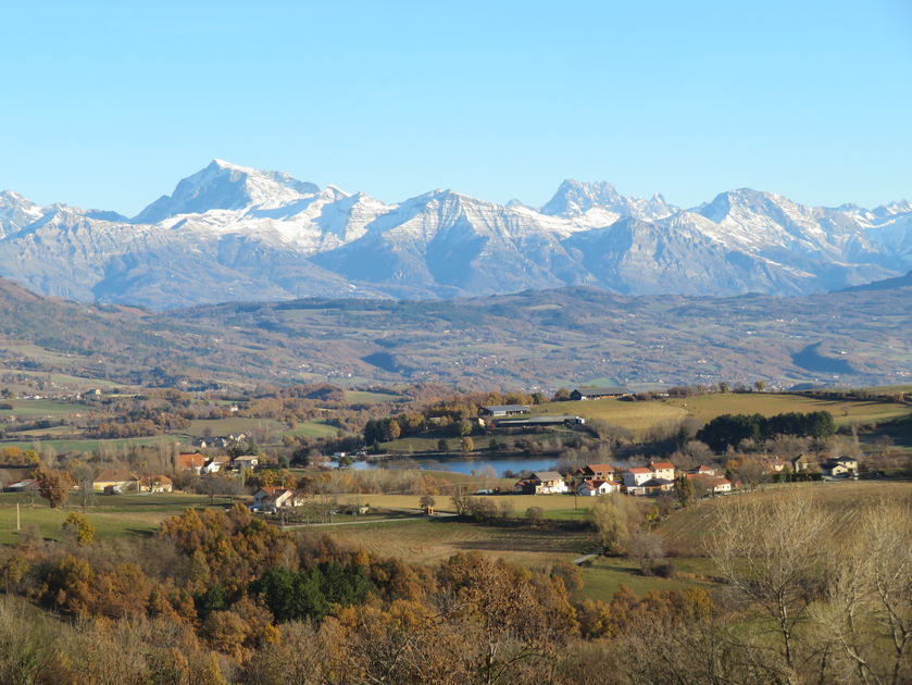 Vue sur le lac et les montagnes - © Giansetto Claudine