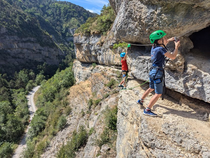 Via ferrata des gorges d'Agnielles - © Ludivine Poncelet