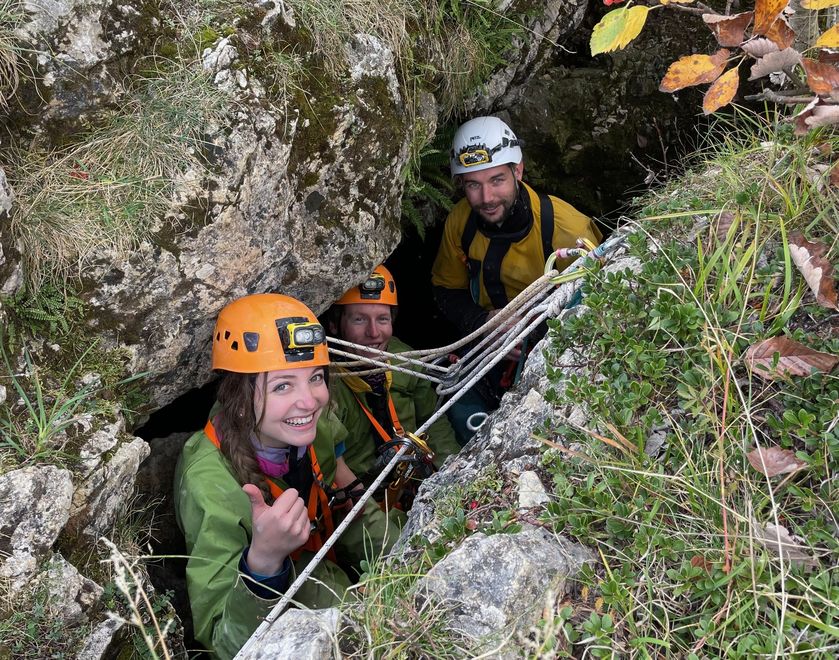 Spéléologie grande course - Ecrins Spéléo Canyon - © ESC