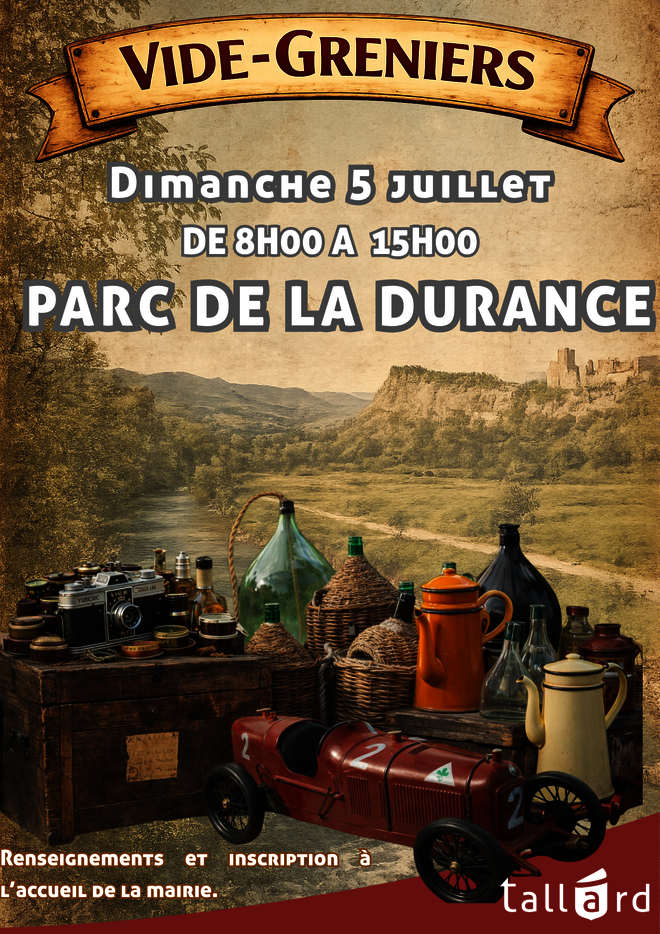 Vide-greniers_Tallard - © Mairie de Tallard