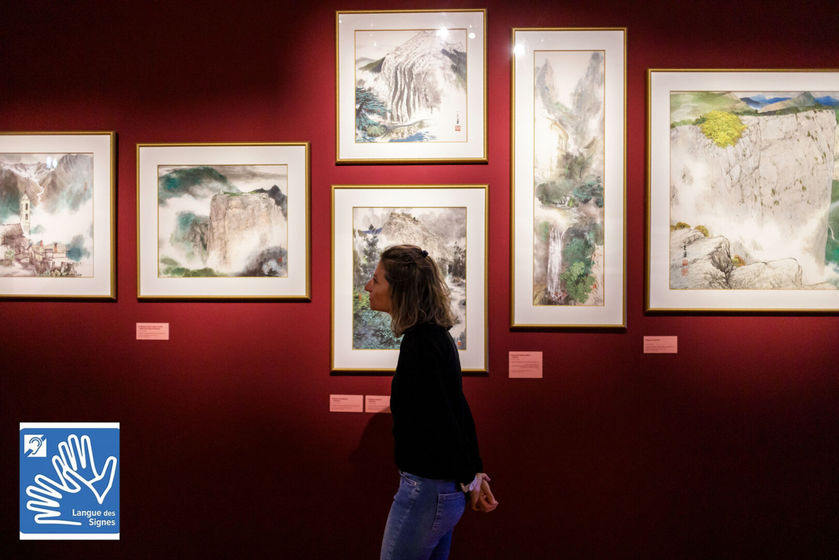 He Yifu, d'encres, d'eau et de montagne_Gap - © Département des Hautes-Alpes