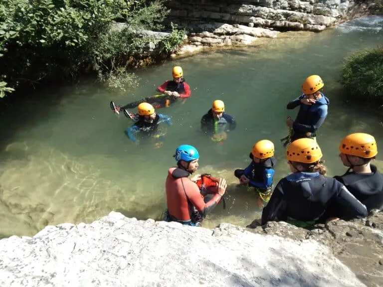 Canyoning découverte - Canyon de Rabou_Rabou - © Ecrins Spéléo Canyon